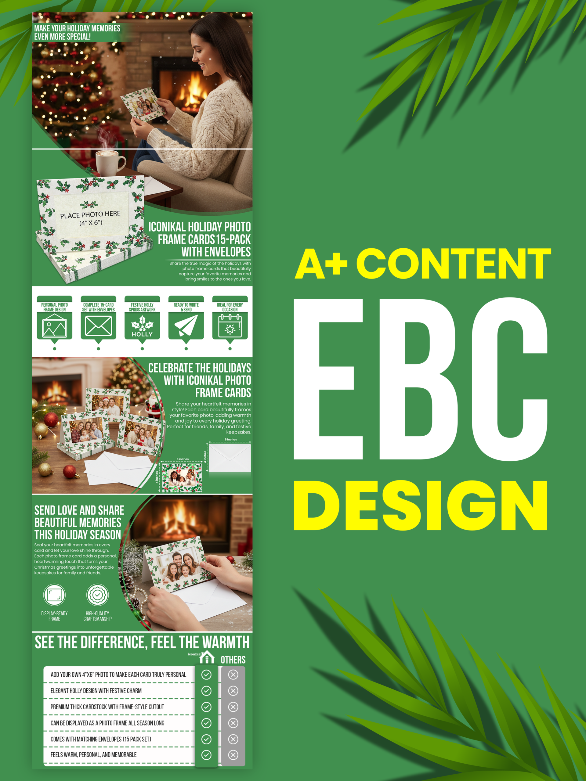 Photo Frame Card — Amazon A+ Content design by Gomal Graphics