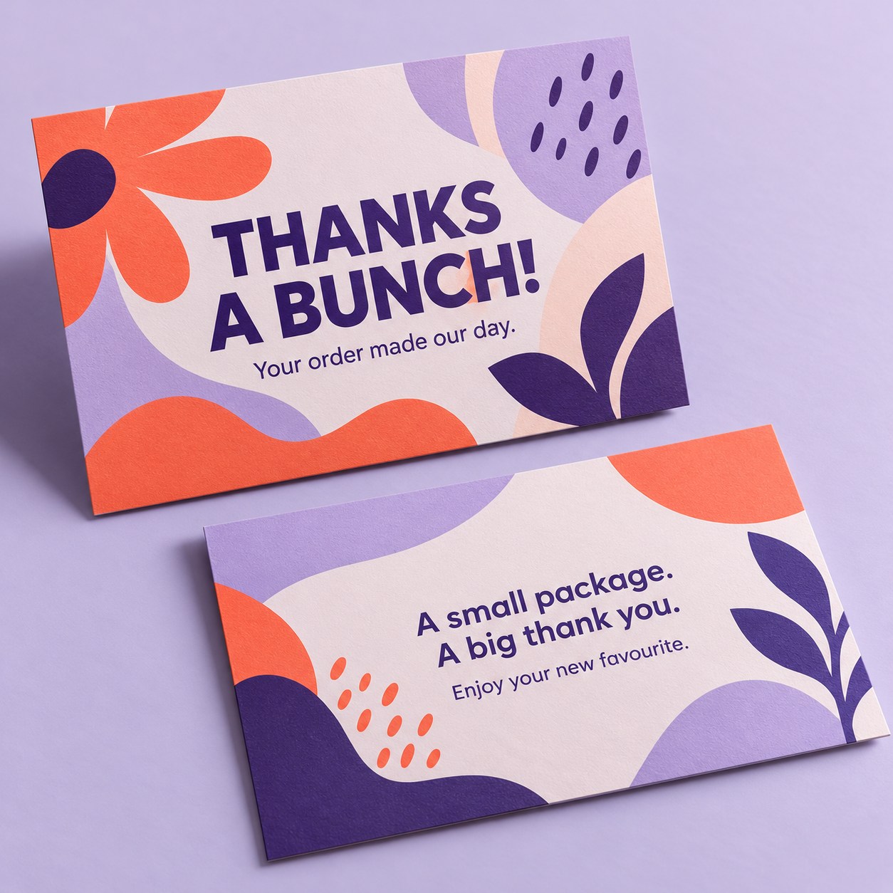 Colourful Appreciation Card — self-initiated concept mockup